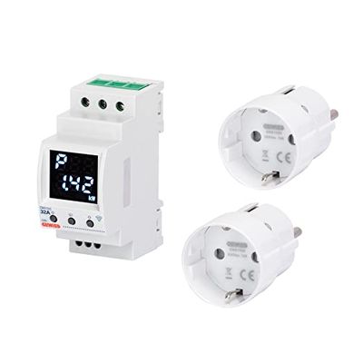 Gewiss GWA1912 Kit Preconfigurato P-Comfort Rf Zigbee e Smart Plug, 2 Smart Plug, Multicolore