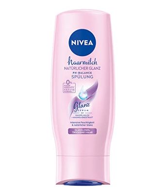 NIVEA Latte per capelli naturale lucentezza, balsamo delicato 200 ml