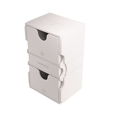 Gamegenic GGS20122ML Stronghold 200+ XL Rangement de collections, multilingue, avec espagnol, blanc