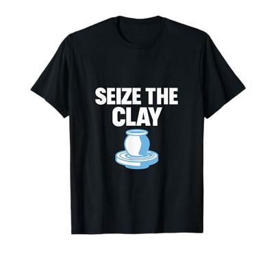 Seize Clay Bold, design a forma di ruota in ceramica Maglietta