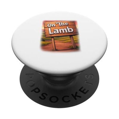 Cartel divertido en el cordero PopSockets PopGrip Adhesivo