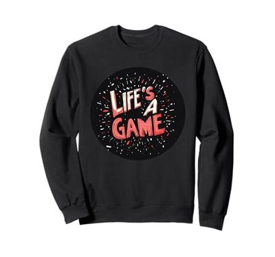 Awesome Life's a Game Costume per ragazzi e ragazze Felpa