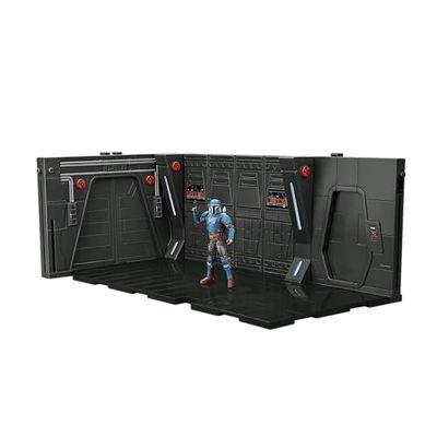 Star Wars The Vintage Collection, Coffret de Jeu Moff Gideon’s Imperial Light Cruiser Hallway, The Mandalorian, échelle de 9,5 cm