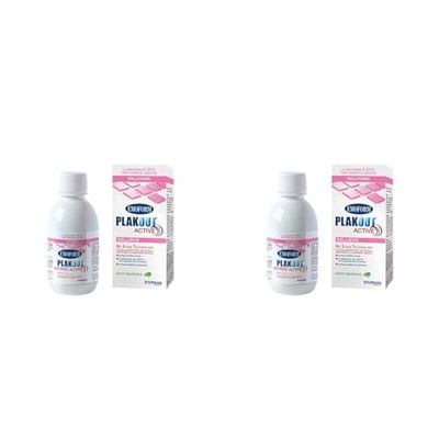 Emoform Plak Out Active Sollievo Collutorio, trattamento lenitivo - 200 ml (Confezione da 2)