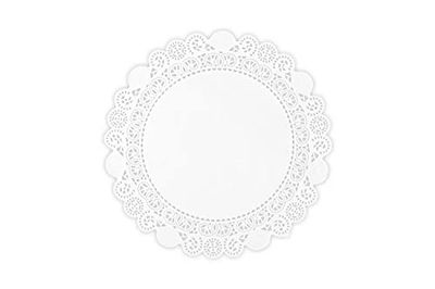 Semy Lot de 100 Supports Dentelle Ronds pour gâteau 30 cm