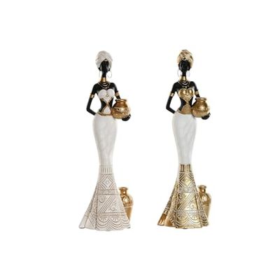 FIGURA RESINA 9,5X7,5X31 AFRICANA 2 SURT.