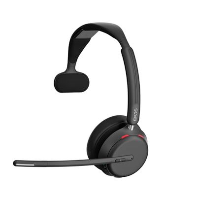 EPOS IMPACT 1030 Cuffie Wireless Mono per PC con Microfono Noise-Cancelling, Voice Clarity, Notevole Wideband Audio Comfort Prolungato Ottimale per Professionisti in Ufficio Certificato Teams
