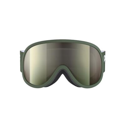 POC Unisex - Retina Mid skibril voor volwassenen, Epidote Green/Partly Sunny Ivory, eenheidsmaat