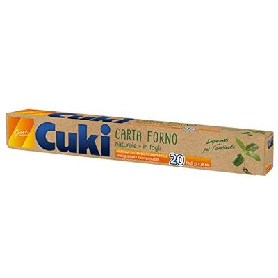 Cuki Carta Forno Naturale, 33 x 38cm, 20 Fogli