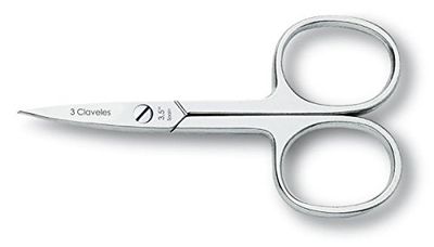 3 Claveles 12075 Scissors Nail File Straight 3.5 Inches