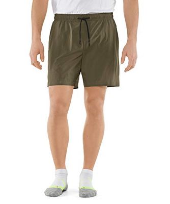 FALKE Basic Shorts, Pantaloncini da Uomo, Oliva temperata, M