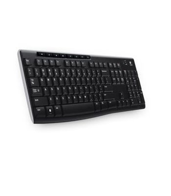 Logitech Wireless Keyboard K270, QWERTY Czech/Slovakian Layout - Black