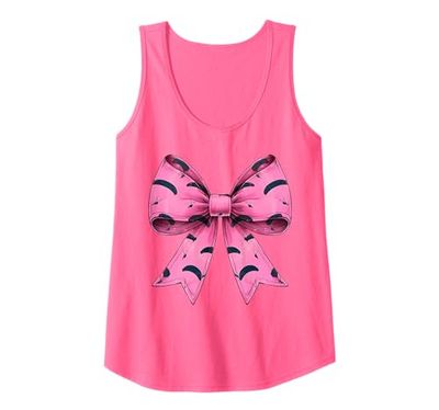 Coquette Bow Parapendio Parapendio Paracadute Pattern Ragazza Canotta