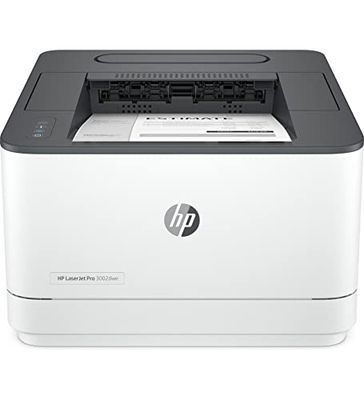 HP LaserJet Pro 3002dwe 3G652E, Stampante a Singola Funzione Laser A4, Monocromatica, Fronte/Retro Automatico in b/n, 33 ppm, HP Smart, 3 Mesi di Piano Toner Instant Ink incluso con HP+, Bianca