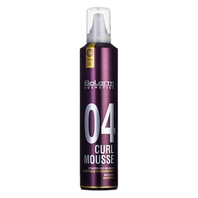 SALERM - Schiuma per Capelli Ricci - Pro Line Curl Mousse - 405 ml - Ricci più Definiti e Flessibili - Tenuta Extra Forte - Effetto Anti-Umidità - Protezione del Colore