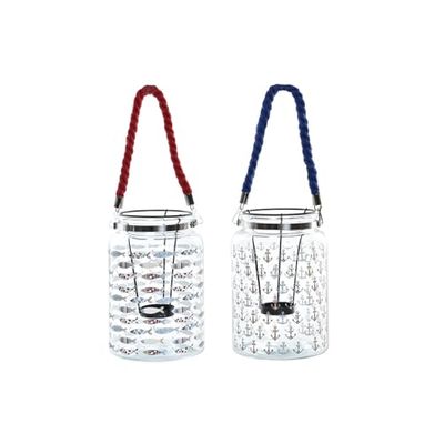 PORTAVELA CRISTAL 16X16X23,5 3,5L, COSTA 2 SURT.