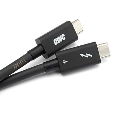 OWC Cable 2,0M Thunderbolt 4 / USB-C: capacidad universal y completa para todos los dispositivos Thunderbolt 3, Thunderbolt 4, USB-C y USB4