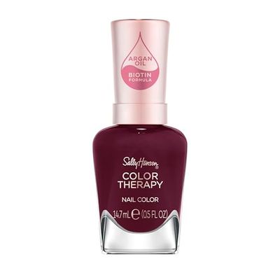 Sally Hansen Color Therapy Nagellack 372 Rise and Wine, färg, stärkande, vård, 0,3 ml