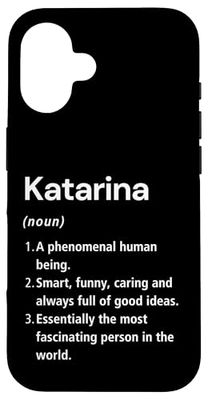 Katarina Definizione del nome Dizionario divertente Custodia per iPhone 16