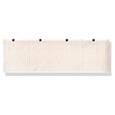 Gima 32981 - Paquete de papel térmico Ecg, cuadrícula naranja, 90 x 70 mm