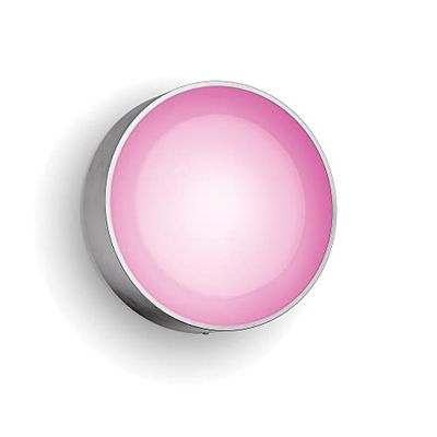 Philips Hue White and Color Ambiance Daylo, Lampada da parete Smart per Esterni, LED integrato, Acciaio