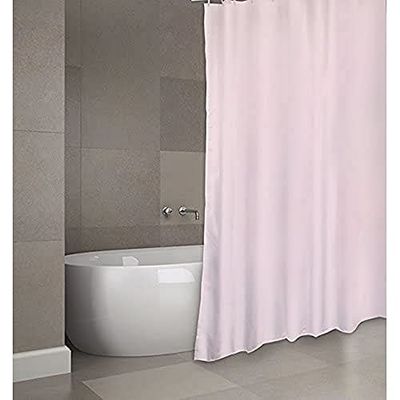 MSV Cortina DE Bano Poliester 180X200 CM Prem.Uni Rosa 705C