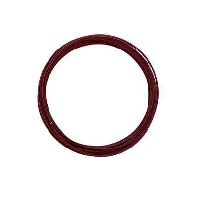 Vaessen Creative Redondo Alambre de Aluminio, Rojo (Oxblood), 500 x 0.15 x 0.15 cm, 5