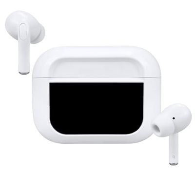 MusicMan Écouteurs Pro Bluetooth 5.3 TWS BT-X72 avec ANC, Microphone, Autonomie 20H, Écran Tactile LED, Charge Type-C, Étui Compact, Android/iOS - Confortables Écouteurs Intra-Auriculaires légers