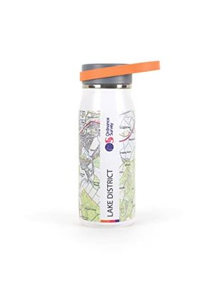 Ordnance Survey Thermal 500ml Bottle, Insulated & Leakproof Walking, Trekking, Hiking Bottle