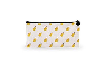 Bonamaison, Estuche de Lona con Cremallera para lápices, con impresión Digital, para Escuela, Bolsa de Lona para niños, niñas, 100% algodón, Unisex, 1 Unidad, 21 x 12 cm