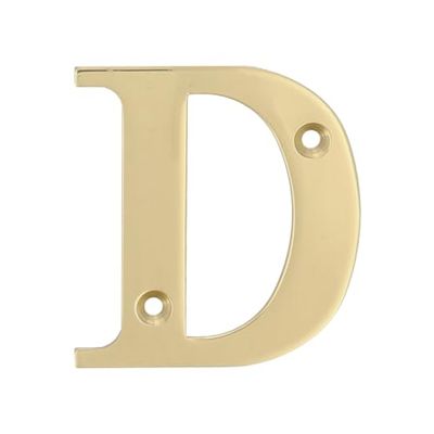 Amig Letter D 2 Brass Display