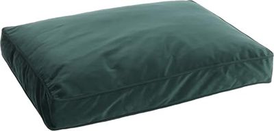 Flamingo Coussin pour Chien Elena Rectangle Vert - 80x60x10cm - Fond Anti-dérapant - Housse Amovible avec Fermeture éclair