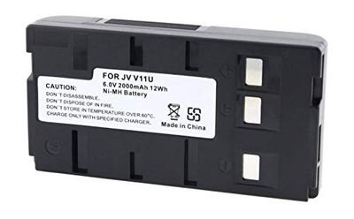 Amsahr Batteria di ricambio digitale per fotocamera e videocamera per JVC BN: V12, V12U, V11U, V14U