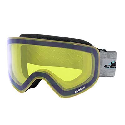 CGM Skibril 781A MAG zwart|geel S1 (43%-80%)