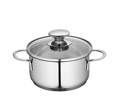 Küchenprofi 2370702814 Stainless Steel Pot with Glass Lid || Induction