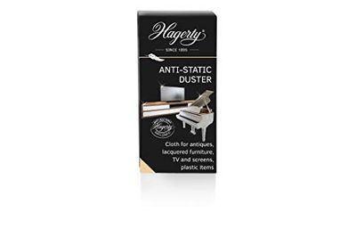 Hagerty 12 panos de limpeza para o cuidado de superfícies sensíveis 100% algodão I pó antiestático como acabamento brilhante I proteção contra depósitos de pó I 36 x 55 cm