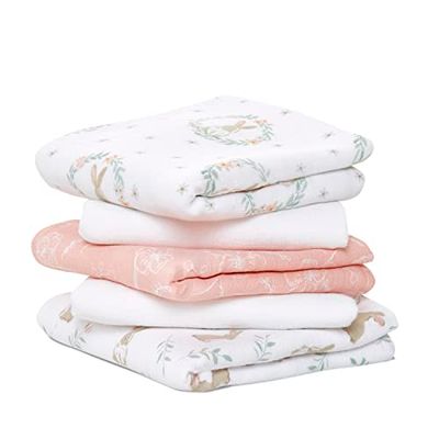 aden + anais™ Essentials - Pañuelos de Muselina de algodón, Paquete de 5 Unidades