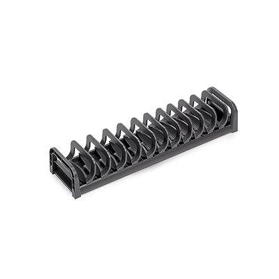Emuca - plate holder for drawer, 120x470 mm (4,7x18,5 inch), Anthracite grey, Aluminium and Plastic
