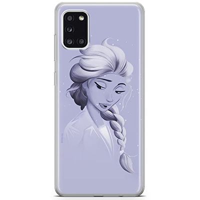 ERT GROUP etui na telefon Samsung A31, case oryginalny i oficjalnie licencjonowany przez Disney, wzór Elsa 013, optymalnie dopasowane, plecki z TPU