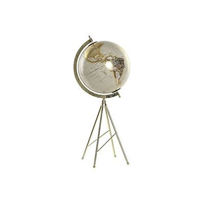 Globo Terracheo della Marca DKD Home Decor Grigio PVC Alluminio (27 x 25 x 61 cm) (Riferimento: S3018756)