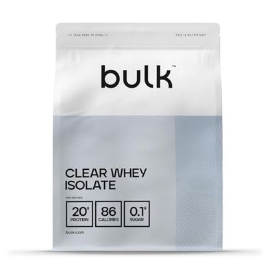 Bulk Clear Whey Isolate Powder, Protein Shake, Tropical, 500 g, 20 Servings, Packaging May Vary