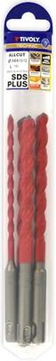 TIVOLY – Juego de brocas 2 en 1 para hormigón/azulejos de alto rendimiento Ø5-6-8-10-12 mm – Taladrado de azulejos – loza, hormigón vibratorio y piedra – Cola SDS+ para taladro