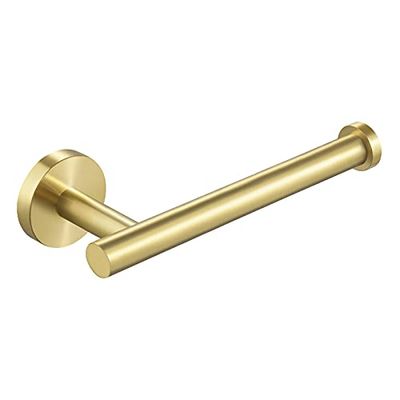 KES Portarrollos Papel Higiénico Baño Accesorios Baño Portarrollos Baño Porta Rollos de Papel Higienico SUS304 Acero Inoxidable, Dorado A2175S12-BZ