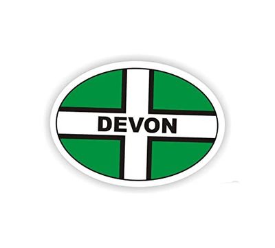 Sea View Stickers Devon Ovale autosticker