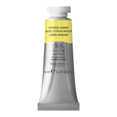 Winsor & Newton 0105722 Professional Water Colour, fijnste kunstenaars aquarelverf met de hoogst mogelijke pigmentatie, uitstekende lichtechtheid - 14ml Tube, Winsor Lemon