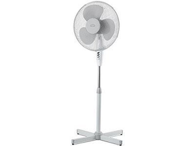 Domair FL40II - Ventoinha de pé orientável (40 cm), cor branca.
