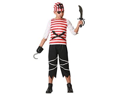 Atosa déguisement pirate rayé enfant garçon 7 a 9 años