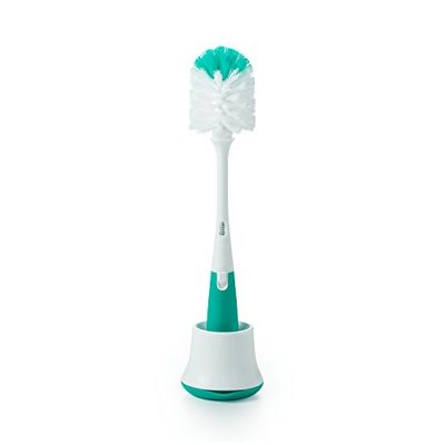 OXO Tot Escova para garrafas com suporte, cor verde azul