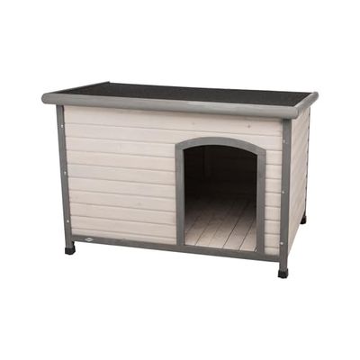 Trixie (Tribm Natura, Cuccia per Cani con Tetto Piatto, 85 x 58 x 60 cm, Grigio