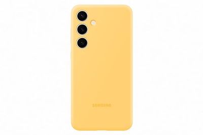 Samsung Silicone EF-PS926 - Funda de Silicona para Galaxy S24+, antiarañazos, diseño Delgado, Color Amarillo